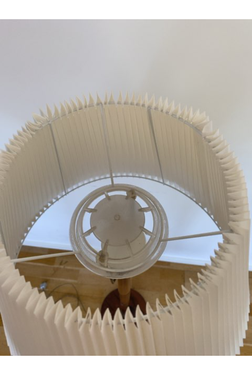 Palisander standerlampe